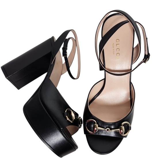 GUCCI Horsebit Malaga Platform Sandal - Picture 12 of 16